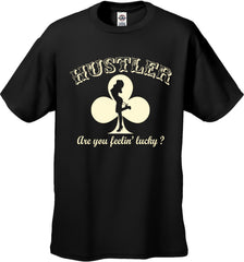 Hustler Are You Feelin' Lucky? Men's T-Shirt