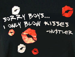 Hustler "Sorry Boys" Girls Baby Doll T-Shirt