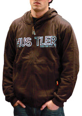 Hustler Zip Up Hoodie (Brown)