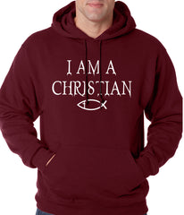 I Am A Christian Oregon College Shooting Adult Hoodie