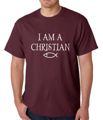 I Am A Christian Oregon College Shooting Mens T-shirt