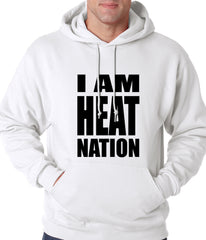 I Am Heat Nation Basketball Adult Hoodie