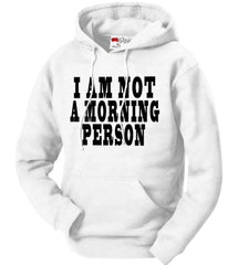 I Am Not a Morning Person Cara Delevingne Vogue Adult Hoodie