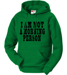 I Am Not a Morning Person Cara Delevingne Vogue Adult Hoodie