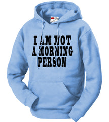I Am Not a Morning Person Cara Delevingne Vogue Adult Hoodie