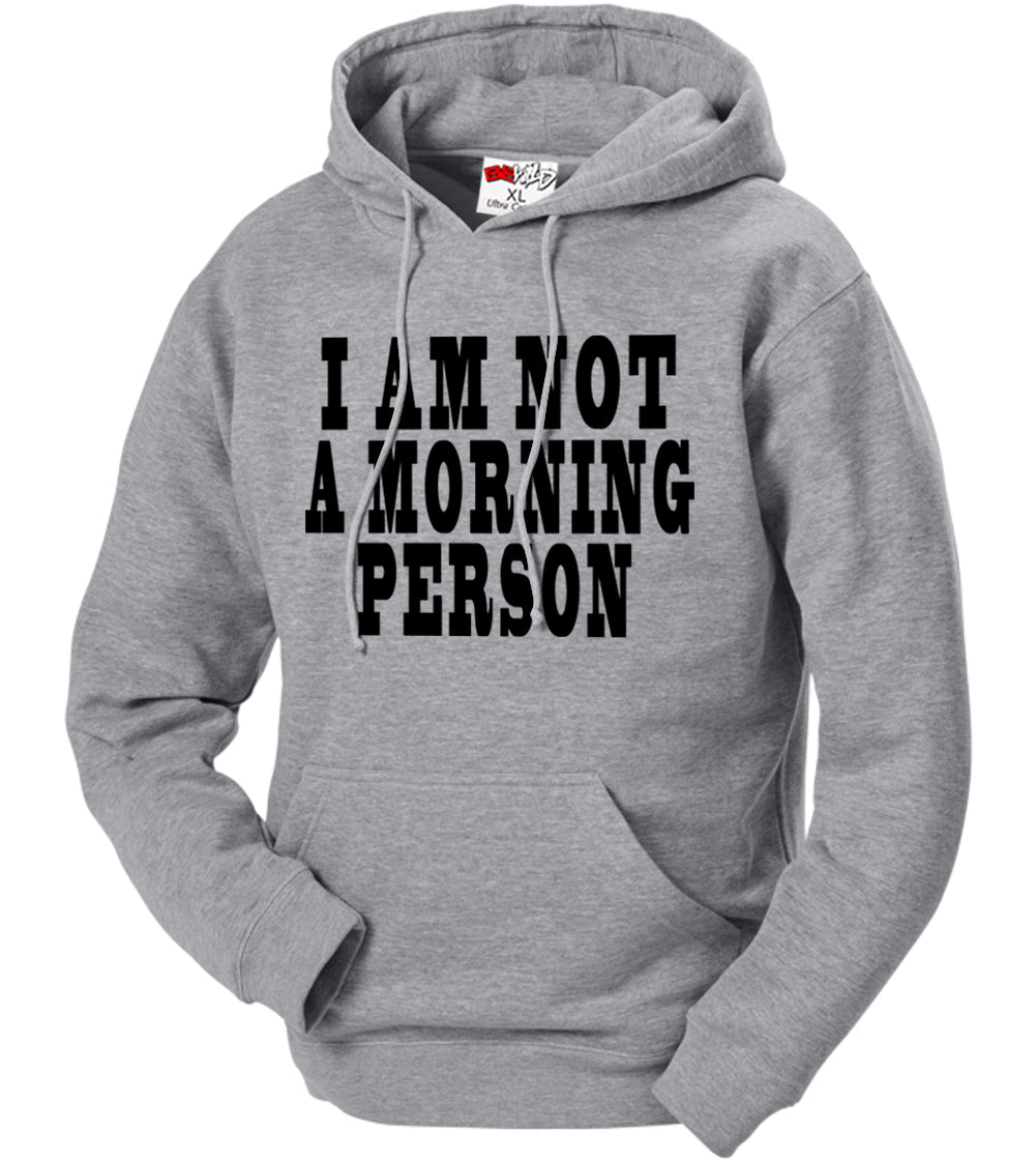 I Am Not a Morning Person Cara Delevingne Vogue Adult Hoodie