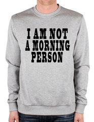 I Am Not a Morning Person Cara Delevingne Vogue Crewneck Sweatshirt