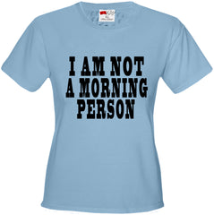 I Am Not a Morning Person Cara Delevingne Vogue Girl's T-Shirt