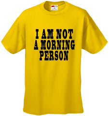 I Am Not a Morning Person Cara Delevingne Vogue Men's T-Shirt