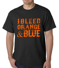 I Bleed Orange And Blue New York Baseball Mens T-shirt