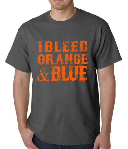I Bleed Orange And Blue New York Baseball Mens T-shirt