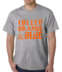 I Bleed Orange And Blue New York Baseball Mens T-shirt