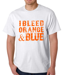 I Bleed Orange And Blue New York Baseball Mens T-shirt