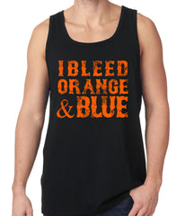 I Bleed Orange And Blue New York Baseball Tank Top