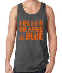 I Bleed Orange And Blue New York Baseball Tank Top