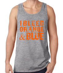 I Bleed Orange And Blue New York Baseball Tank Top