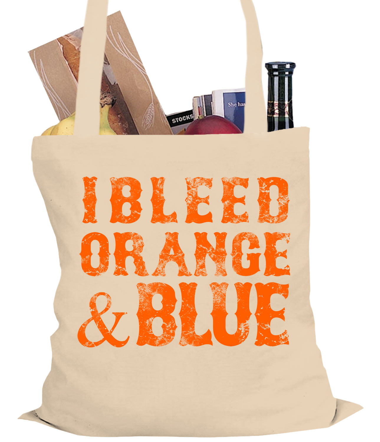 New yorker top orange tote