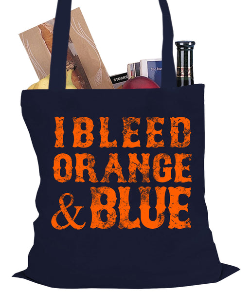 I Bleed Orange And Blue New York Baseball Tote Bag –