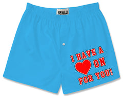 I Have A Heart On For You! Boxer Shorts