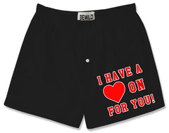 I Have A Heart On For You! Boxer Shorts 