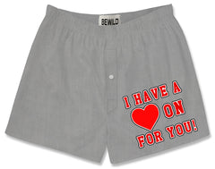 I Have A Heart On For You! Boxer Shorts