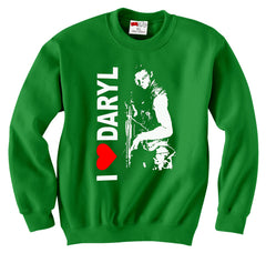 I Heart Daryl Crew Neck Sweatshirt