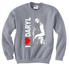 I Heart Daryl Crew Neck Sweatshirt