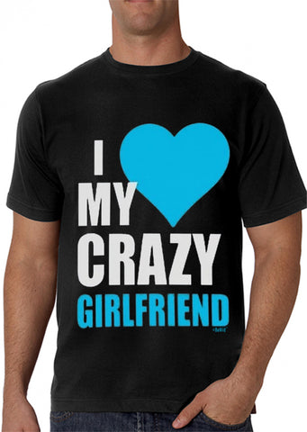 I Heart My Crazy Girlfriend Men's T-Shirt