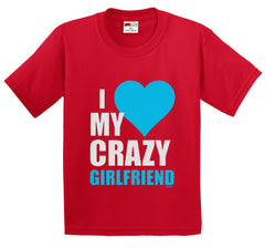 I Heart My Crazy Girlfriend Men's T-Shirt