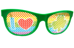 I Heart Shamrock Green Irish St. Patrick's Day Wayfarer Sunglasses