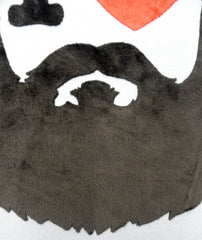 I Love Beards Fuzzy Adult Hoodie