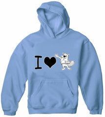 I Love Beavers Adult Hoodie