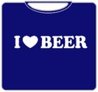 I Love Beer Mens T-Shirt