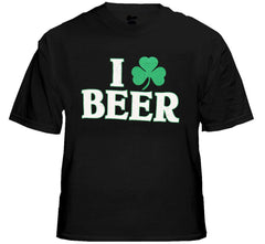 I Love Beer Shamrock T-Shirt