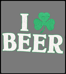 I Love Beer Shamrock T-Shirt