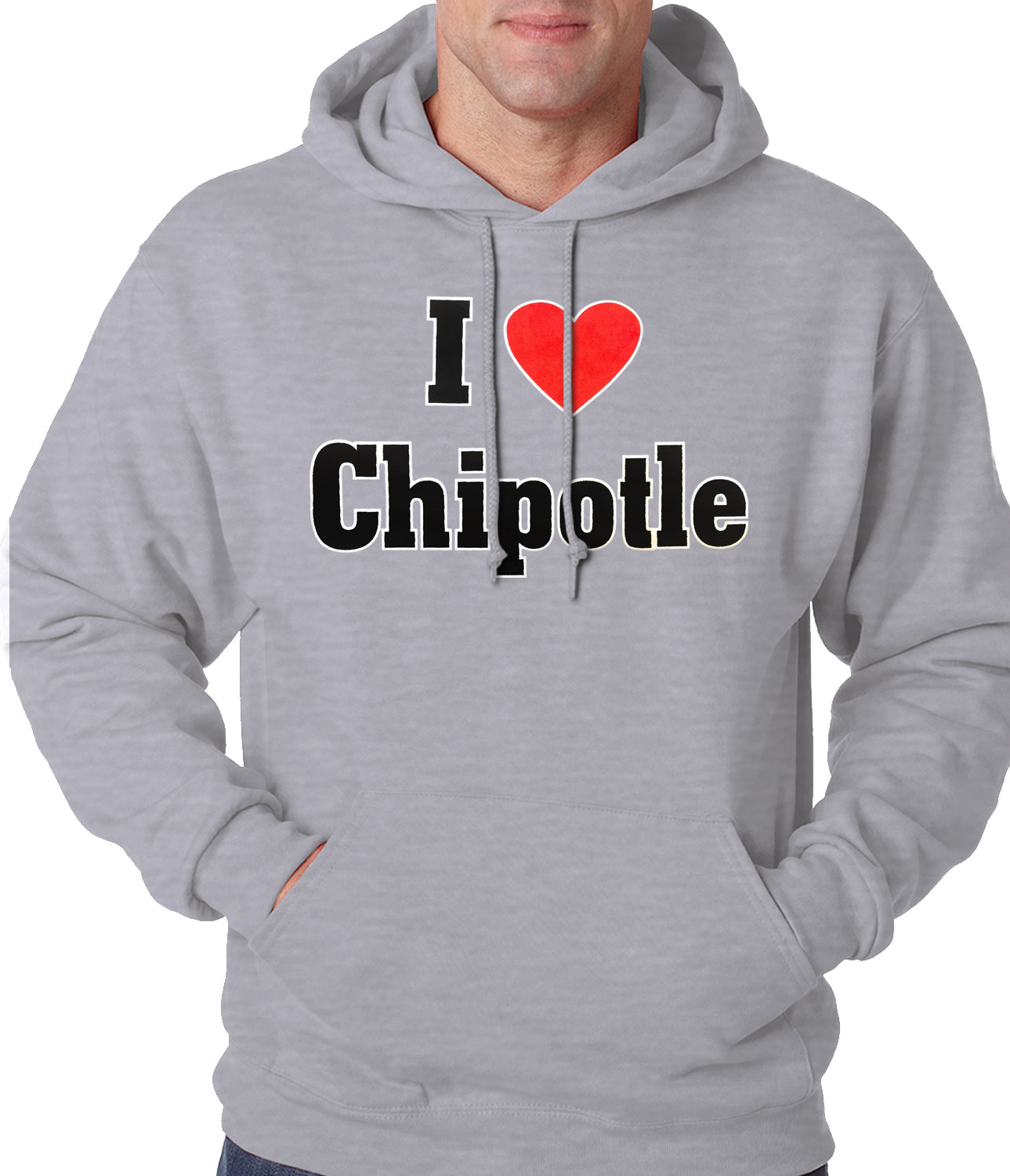 I Love Chipotle Adult Hoodie