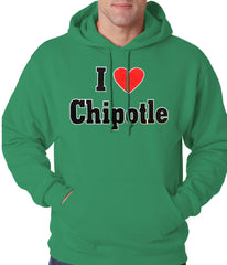 I Love Chipotle Adult Hoodie
