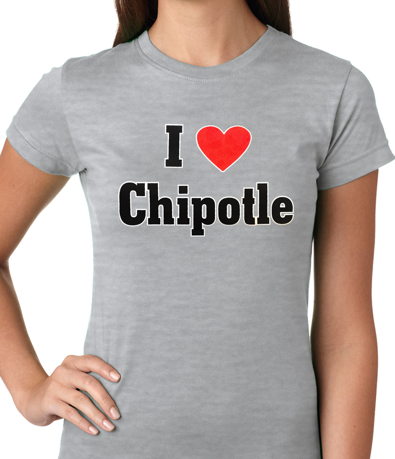 I Love Chipotle Ladies T-shirt