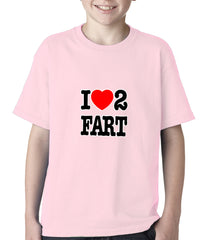 I Love Farting Kids T-shirt