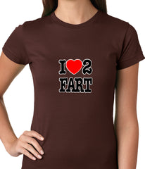 I Love Farting Ladies T-shirt
