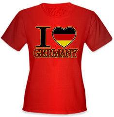 I Love Germany Girls T-Shirt