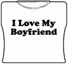 I Love / I Hate My Boyfriend Girls T-Shirt