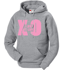 I Love It Like XO Adult Hoodie