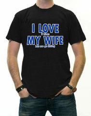 I Love It When My Wife Lets Me Go Fishing Men's T-Shirt