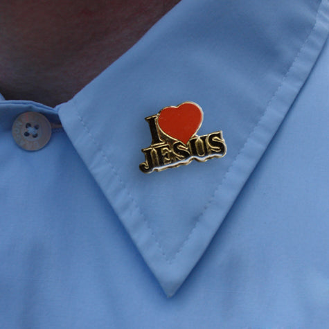 I Love Jesus Lapel Pin