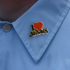 I Love Jesus Lapel Pin
