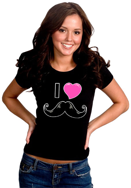 I Love Mustache T-Shirt I Love Mustache T-Shirt