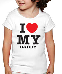 I Love My Daddy Kids T-Shirt 