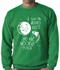 I Love My GrandKids to the Moon and Back Adult Crewneck