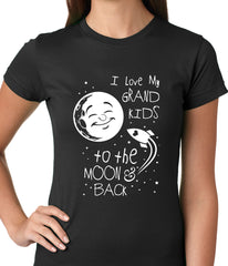 I Love My GrandKids to the Moon and Back Ladies T-shirt